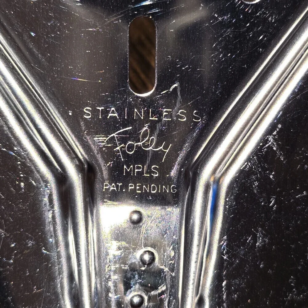Vintage Foley Stainless Steel Slotted Spatula Mid Century Utensil Made in USA